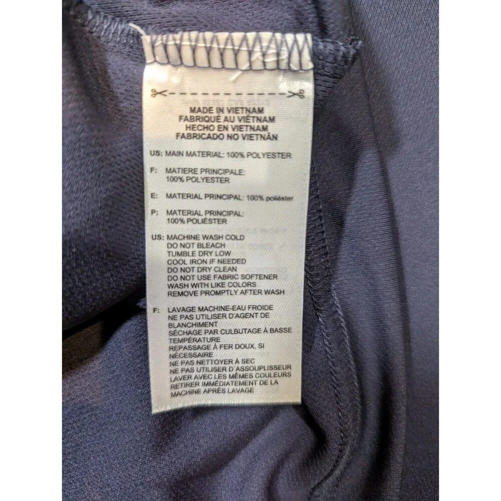 Adidas Golf Polo Shirt 3-Stripes Color Blocked Mens 2XL Blue Green Stripes